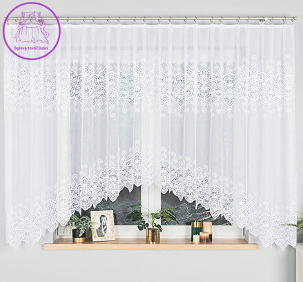 Záclona kusová oblouková s motivem 400x160cm Gabri-Celina 018495-2026