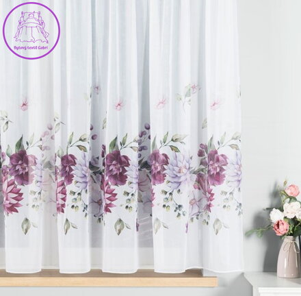 Metrážový tištěný voál výška 157cm Gabri- D00074/WOP/001/000157/1 -2026