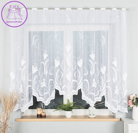 Záclona kusová oblouková s motivem 300x160cm Gabri-Julianna 017199-2026