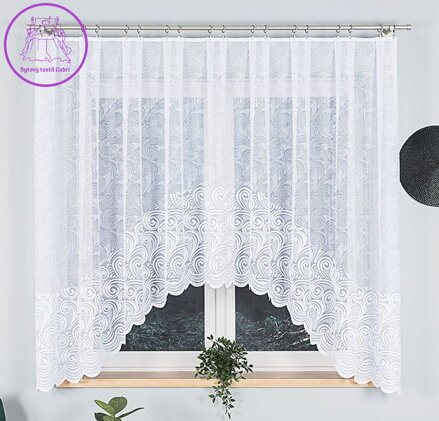 Záclona kusová oblouková s motivem 330x160cm Gabri-Kinga 023391-2026