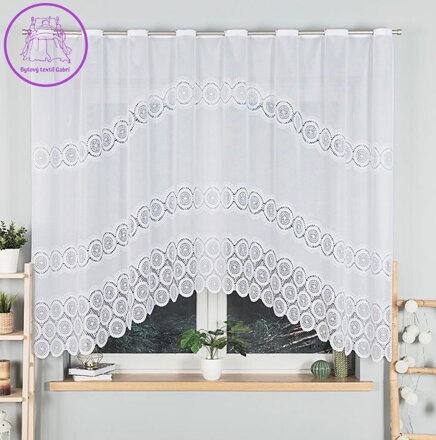 Záclona kusová oblouková s motivem 250x160cm Gabri-Maria 107835-2026