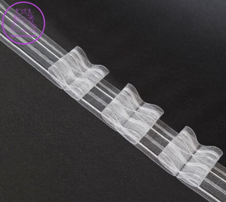 Řasící páska 50m - 5cm transparentní 1:2,5 Gabri-TASMAM/U2Z-2026