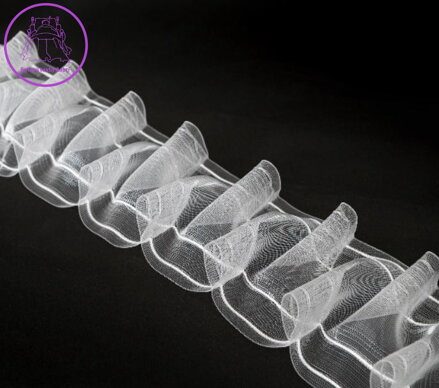 Řasící páska 50m - 10cm transparentní 1:2 Gabri-TASMAL/Z13-2026