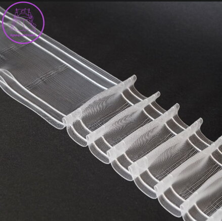 Řasící páska 50m - 10cm transparentní 1:2 Gabri-TASMAM/Z28/P20-2026