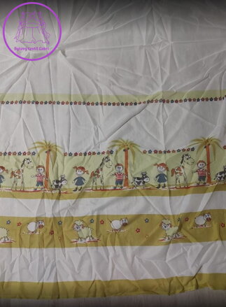 Záclona dětská voálová s potiskem 190x155cm Gabri-Děti a zvířátka