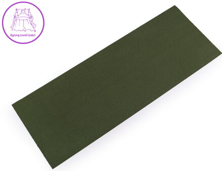 Nažehlovací záplata textilní KHAKI 17x45 cm SKLADEM