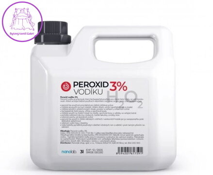 Peroxid vodíku na úklid 3L