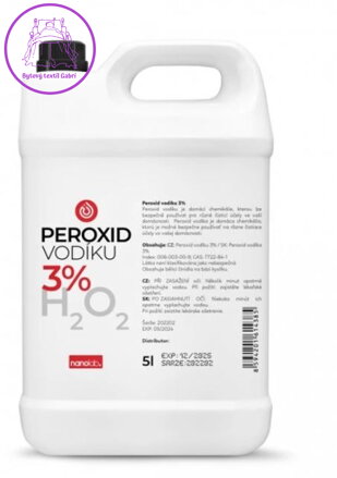 Peroxid vodíku na úklid 5L 