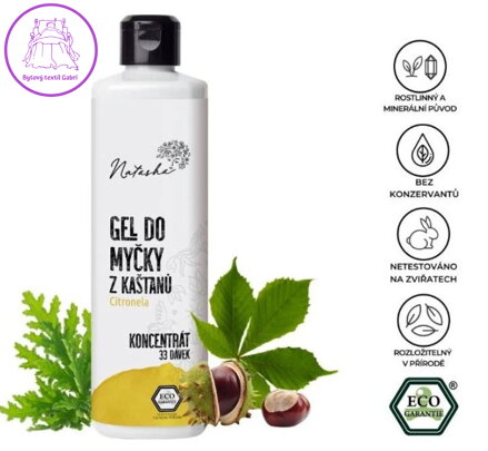Gel do myčky z kaštanů Citronela koncentrát 