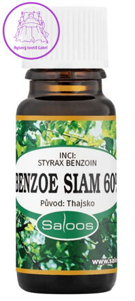 Esenciální oleje - Benzoe siam 60% 