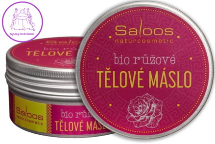 Šlehané bio růžové máslo 