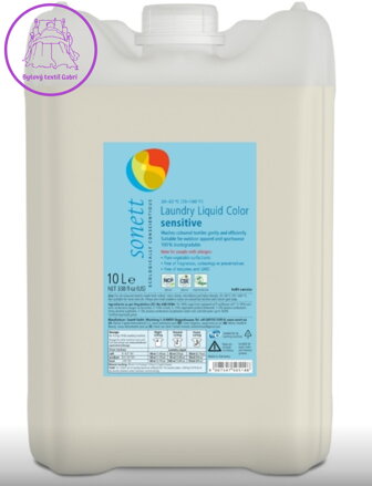 SONETT Prací gel na barevné prádlo Sensitive 10l