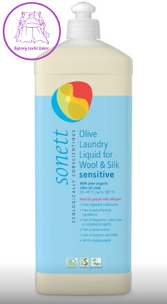 SONETT Olivový prací gel na vlnu a hedvábí - Sensitive 1 l