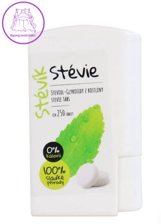 Stevia tablety 250ks Stévík 3826 SKLADEM