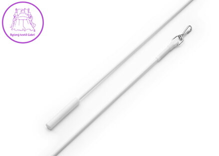 Odtahová hůl palice kovová 150cm bílá 1ks