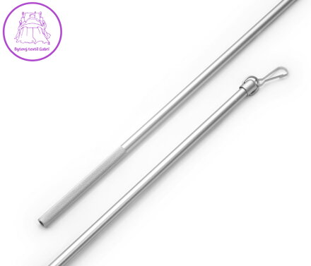 Odtahová hůl palice hliník 150cm stříbrná 1ks