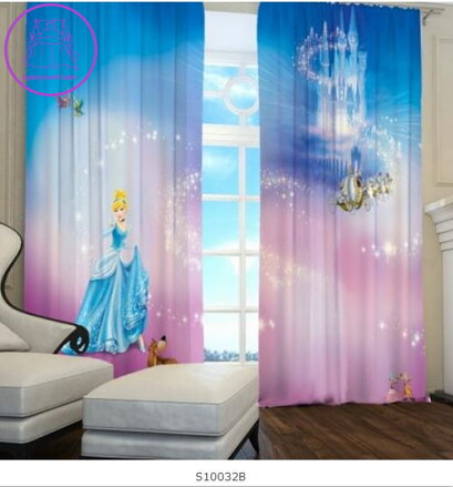 Dětské voálové záclony 3D Disney více rozměrů motiv 100328