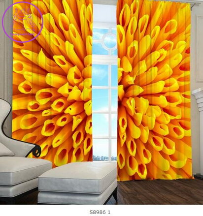 Black out 3D závěsy S8986 2x145x260cm