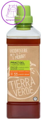 Prací gel z mýdlových ořechů s BIO pomerančovou silicí