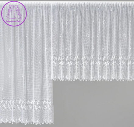 Záclony kusové žakárové bílé - K 7172 ( více rozměrů ) 2026