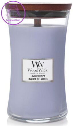 Svíčka WoodWick velká - Lavender Spa ( 31858 )