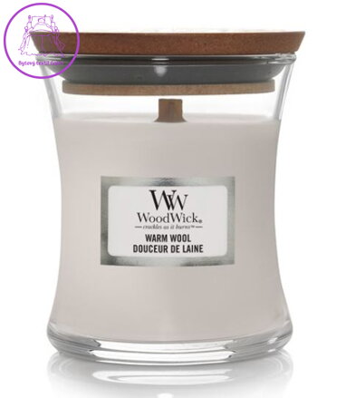 Svíčka WoodWick malá - Warm Wool ( 31992 ) Svíčka WoodWick malá - Warm Wool ( 31992 )