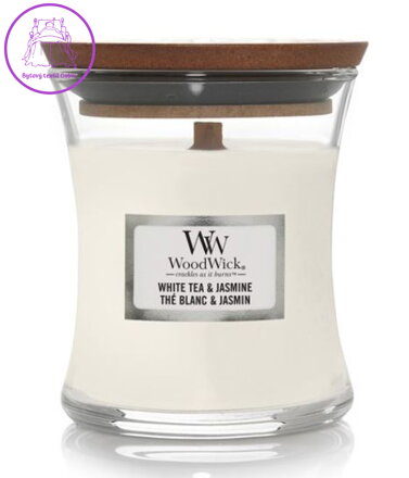 Svíčka WoodWick malá - White Tea & Jasmine ( 31998 ) Svíčka WoodWick malá - White Tea & Jasmine ( 31998 )