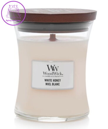 Svíčka WoodWick střední - White Honey ( 34070 )