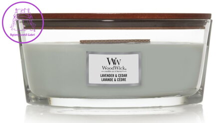 Svíčka WoodWick loď - Lavender & Cedar ( 36467 ) Svíčka WoodWick loď - Lavender & Cedar ( 36467 )