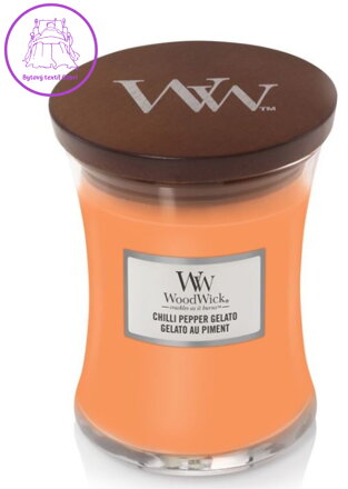 Svíčka WoodWick střední - Chilli Pepper Gelato ( 37553 ) Doprodej