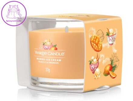 Yankee Candle plněná votivní svíčka ve skle - MANGO ICE CREAM ( 39265 ) Yankee Candle plněná votivní svíčka ve skle - MANGO ICE CREAM ( 39265 )