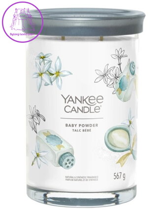 Svíčka Yankee Candle signature tumbler velký - BABY POWDER ( 40477 ) Doprodej 