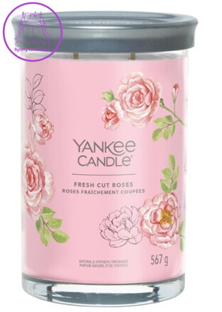 Svíčka Yankee Candle signature tumbler velký - FRESH CUT ROSES ( 40761 )