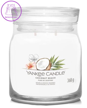 Svíčka Yankee Candle signature střední - COCONUT BEACH ( 40782 )