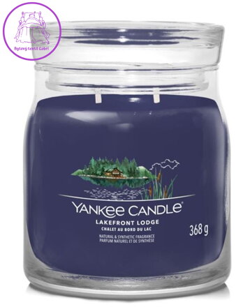 Svíčka Yankee Candle signature střední - LAKEFRONT LODGE ( 40785 )