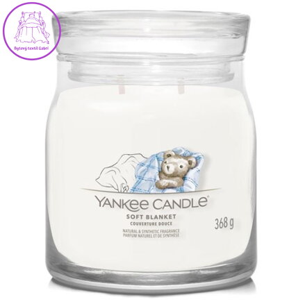 Svíčka Yankee Candle signature střední - SOFT BLANKET ( 40795 )