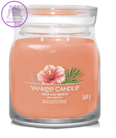 Svíčka Yankee Candle signature střední - TROPICAL BREEZE ( 40799 ) Doprodej