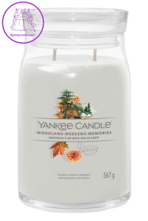 Svíčka Yankee Candle signature velký - Woodland Weekend Memories ( 42173 )