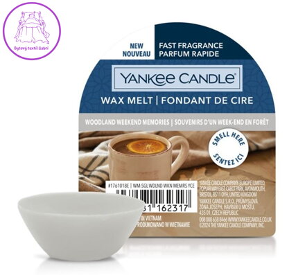 Yankee Candle vonný vosk do aromalampy - WOODLAND WEEKEND MEMORIES ( 42176 ) Yankee Candle vonný vosk do aromalampy - WOODLAND WEEKEND MEMORIES ( 42176 )