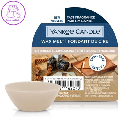 Yankee Candle vonný vosk do aromalampy - AFTERNOON SCRAPBOOKING ( 42186 ) Yankee Candle vonný vosk do aromalampy - AFTERNOON SCRAPBOOKING ( 42186 )