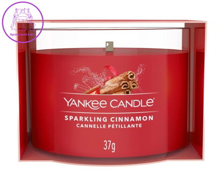 Yankee Candle plněná votivní svíčka ve skle - SPARKLING CINNAMON ( 42901 )