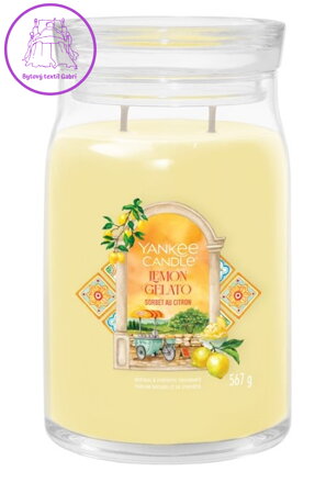 Svíčka Yankee Candle signature velký - Lemon Gelato ( 43120 ) Svíčka Yankee Candle signature velký - Lemon Gelato ( 43120 )
