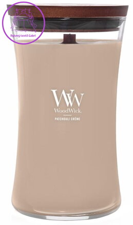 Svíčka WoodWick velká - Patchouli Créme ( 43465 ) Svíčka WoodWick velká - Patchouli Créme ( 43465 )
