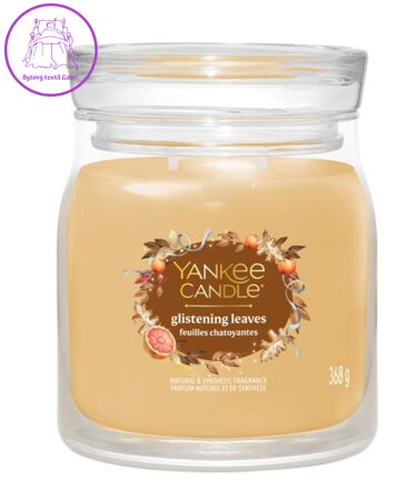 Svíčka Yankee Candle signature střední - GLISTENING LEAVES ( 43498 )