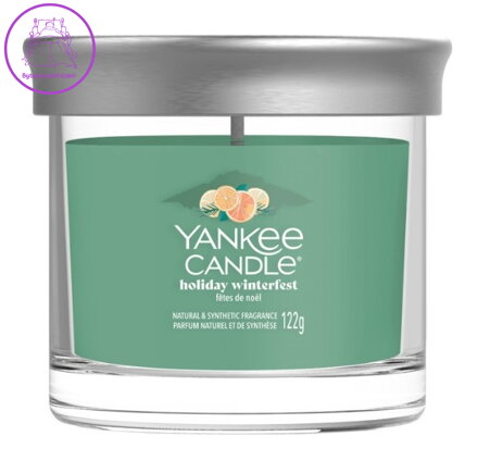 Svíčka Yankee Candle signature tumbler malý - HOLIDAY WINTERFEST ( 43508 )