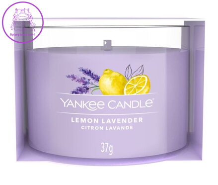 YANKEE CANDLE PLNĚNÁ VOTIVNÍ SVÍČKA VE SKLE - LEMON LAVENDER