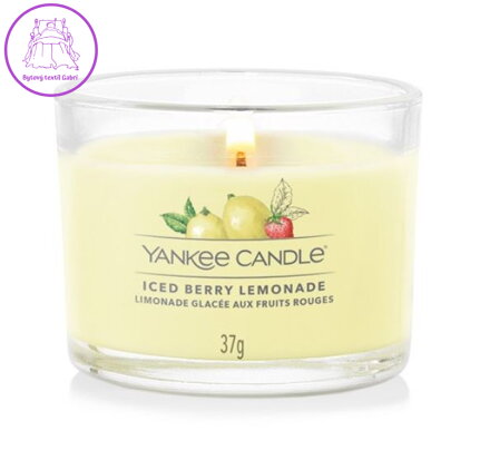 YANKEE CANDLE VOTIVNÍ SVÍČKA PLNĚNÁ VE SKLE - ICED BERRY LEMONADE