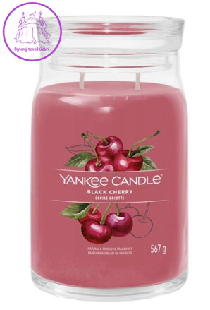 YANKEE CANDLE SIGNATURE VELKÝ - BLACK CHERRY 567g