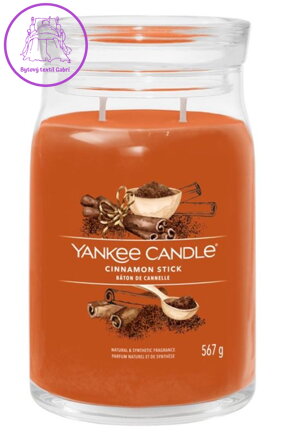 YANKEE CANDLE SIGNATURE VELKÝ - CINNAMON STICK 567g