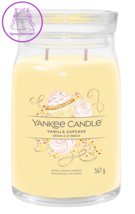 YANKEE CANDLE SIGNATURE VELKÝ - VANILLA CUPCAKE 567g
